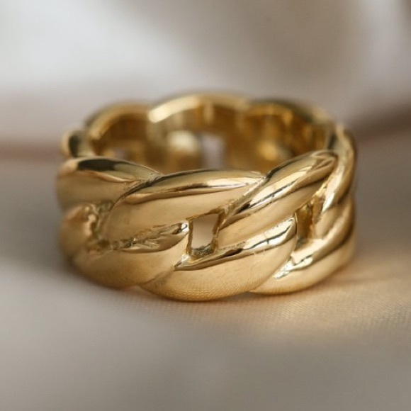 Chunky ring chain ring - Picture 7 of 7